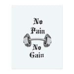 This eye-catching dumbbell temporary tattoo, flanked by the classic saying "No Pain No Gain" in Gothic script, conveys pure motivation. Ideal for fitness enthusiasts, it combines the symbolism of strength with a timeless, rugged touch.</span></p>